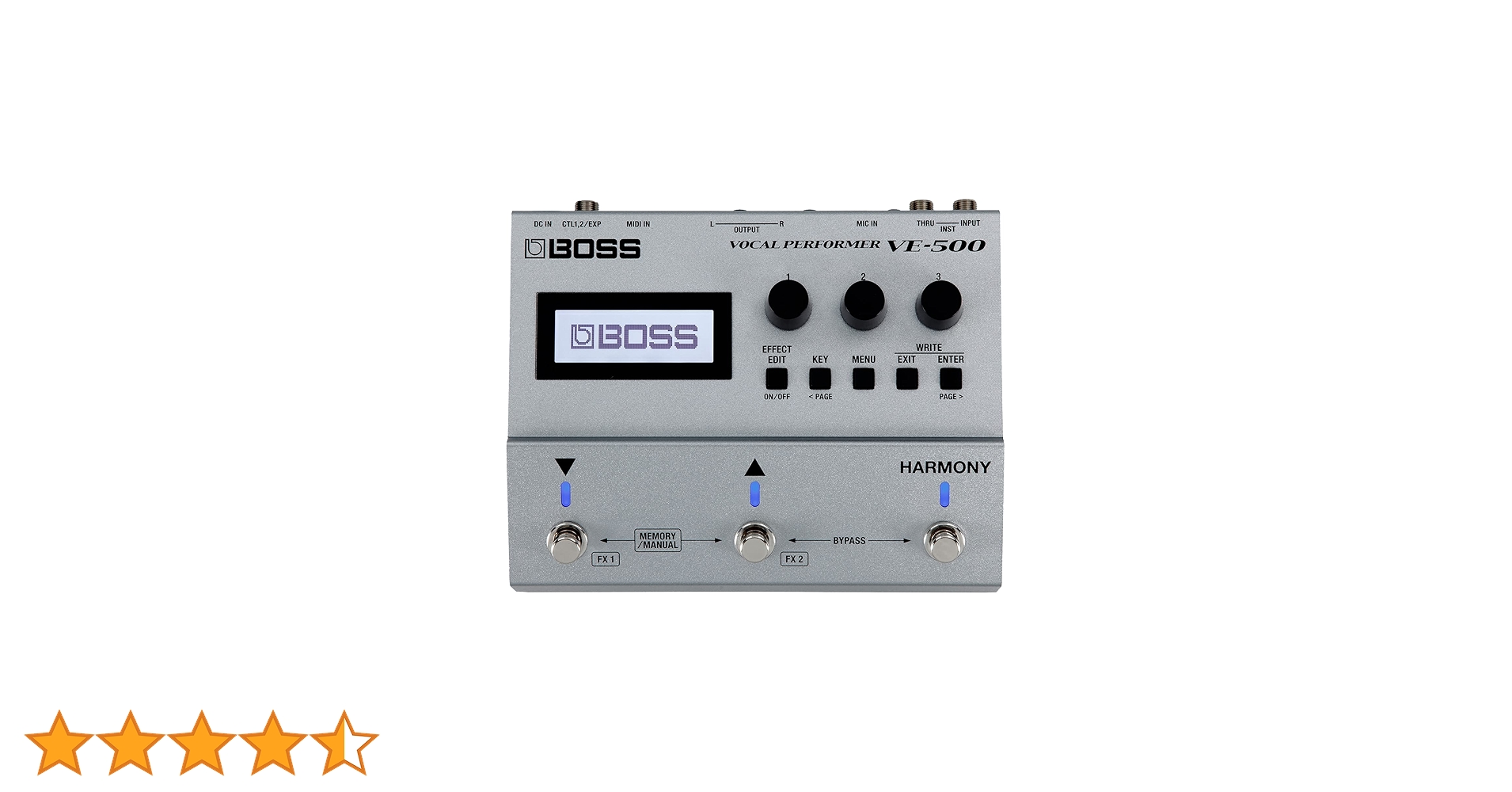 ギター BOSS VE-500 BOSS VE-500 Vocal Performer | Advanced Vocal Multi-Effects